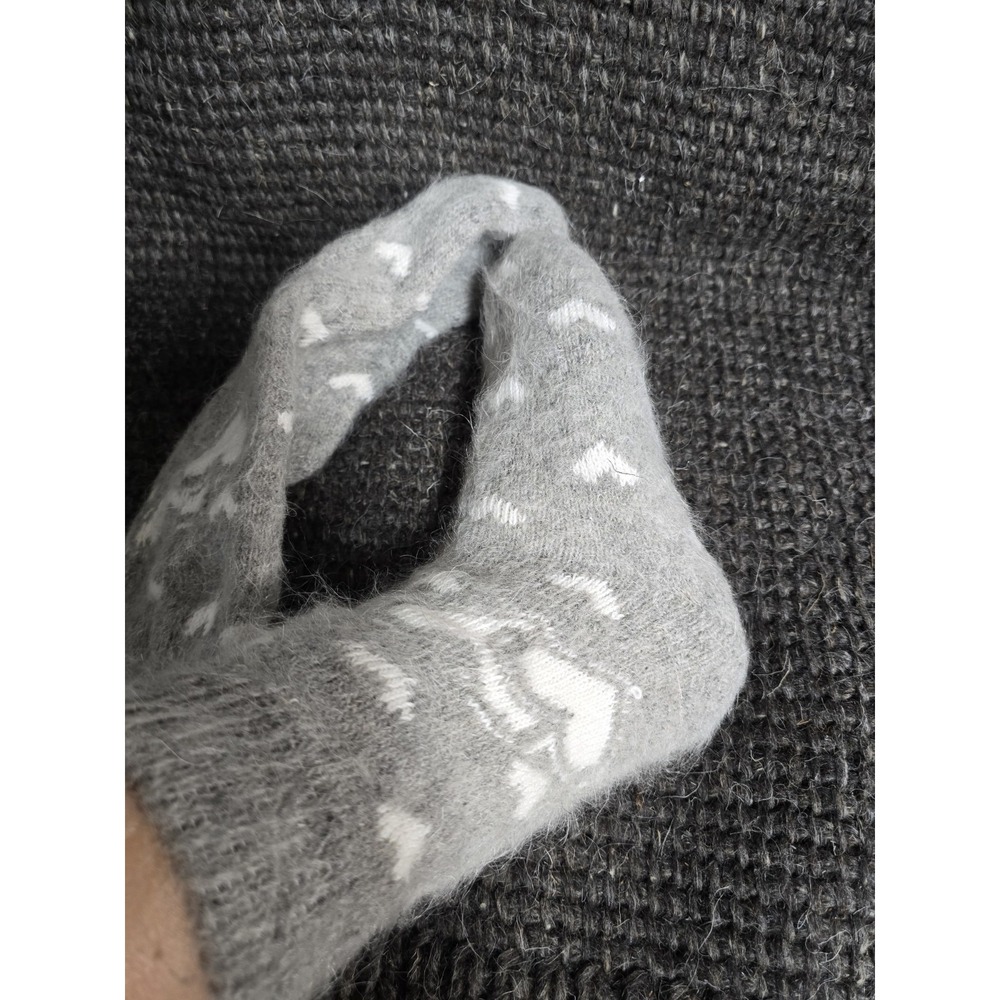 Handmade Goat Down Socks Fluffy Winter Warm Knit Nordic FuzzyUnisex